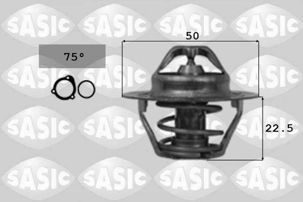 SASIC Termostat, kølemiddel 3304005 for RENAULT