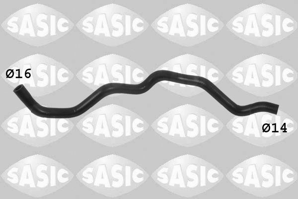 SASIC Kølerslange 3400015 midten til højre for PEUGEOT