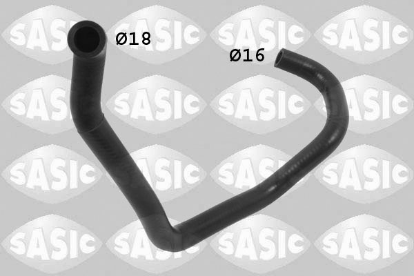 SASIC Kølerslange 3400019 midten til venstre for PEUGEOT