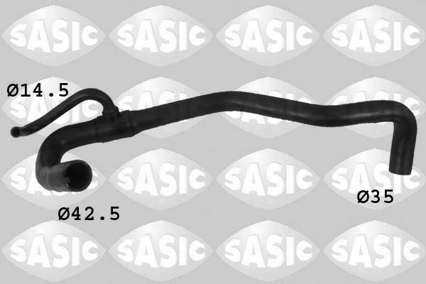 SASIC Kølerslange 3400028 nede til venstre for PEUGEOT