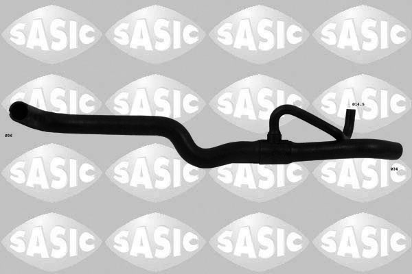 SASIC Kølerslange 3400023 nede til venstre for PEUGEOT