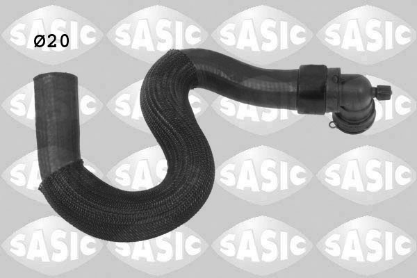 SASIC Kølerslange 3400045 midten til venstre for PEUGEOT