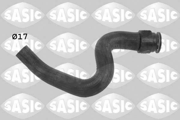 SASIC Kølerslange 3400043 midten til højre for PEUGEOT