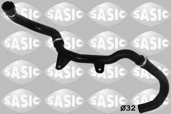 SASIC Kølerslange 3400055 oppe til højre for FIAT PEUGEOT