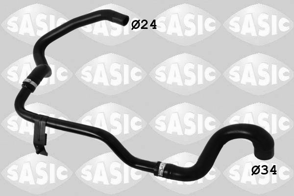 SASIC Kølerslange 3400063 nede til venstre for PEUGEOT