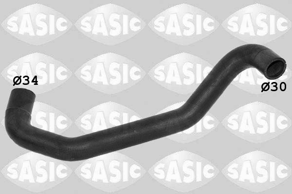 SASIC Kølerslange 3400067 nede til venstre for PEUGEOT