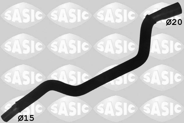 SASIC Kølerslange 3400089 midten til højre for PEUGEOT