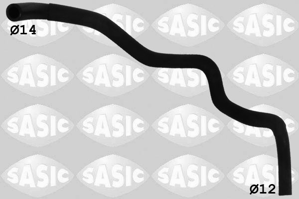 SASIC Kølerslange 3400085 midten til højre for PEUGEOT