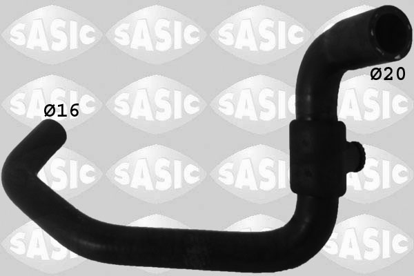 SASIC Kølerslange 3400118 midten til venstre for PEUGEOT