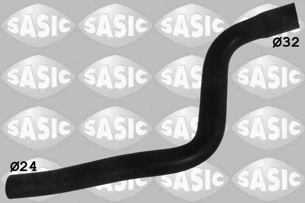 SASIC Kølerslange 3400173 oppe til højre for PEUGEOT