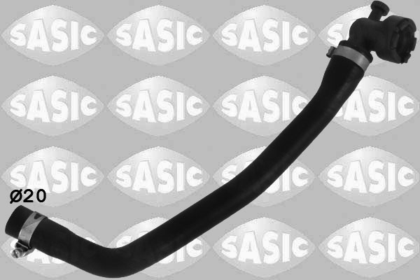 SASIC Kølerslange 3400169 midten til venstre for PEUGEOT