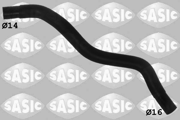 SASIC Kølerslange 3400185 midten til venstre for PEUGEOT