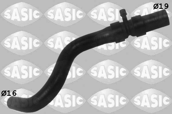 SASIC Kølerslange 3400187 midten til venstre for PEUGEOT