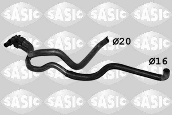 SASIC Kølerslange 3400194 for PEUGEOT