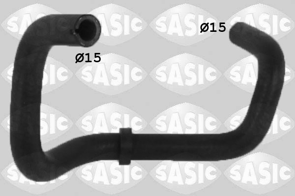 SASIC Kølerslange 3400217 midten til venstre for PEUGEOT