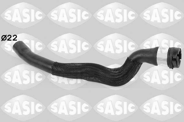 SASIC Kølerslange 3400228 midten til højre for PEUGEOT