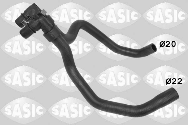SASIC Kølerslange 3400236 for PEUGEOT