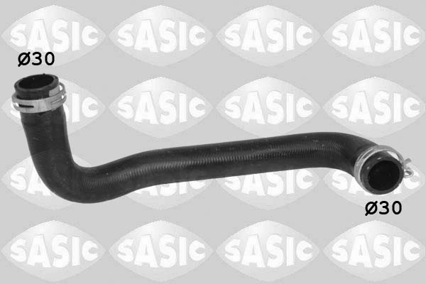 SASIC Kølerslange 3400241 oppe til højre for DS