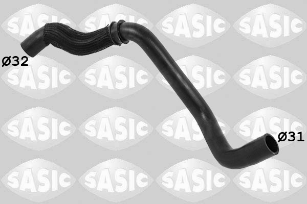 SASIC Kølerslange 3400224 nede til venstre for PEUGEOT