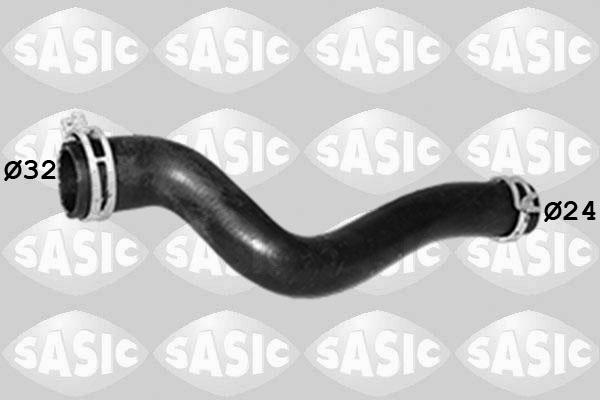SASIC Kølerslange 3400254 oppe til højre for DS