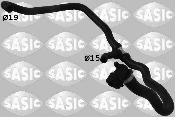 SASIC Kølerslange 3404138 midten til venstre for RENAULT