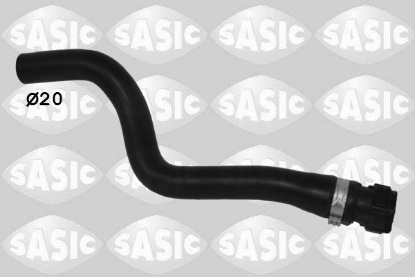 SASIC Kølerslange 3404189 midten til højre for RENAULT