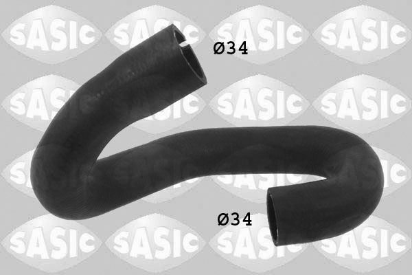 SASIC Kølerslange 3406004 oppe til højre for OPEL
