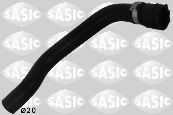 SASIC Kølerslange 3406039 midten til venstre for VW