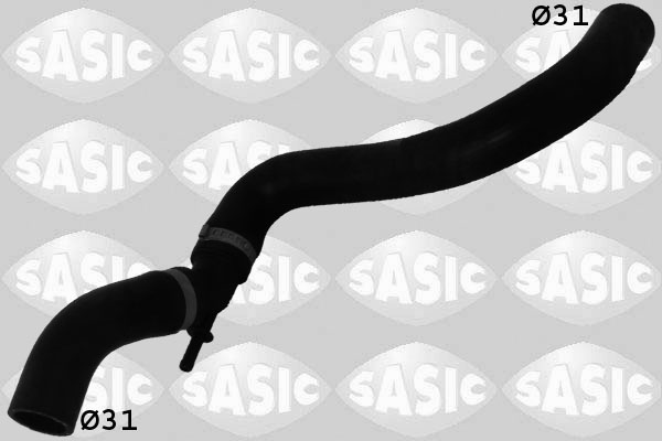 SASIC Kølerslange 3406054 oppe til højre for VW
