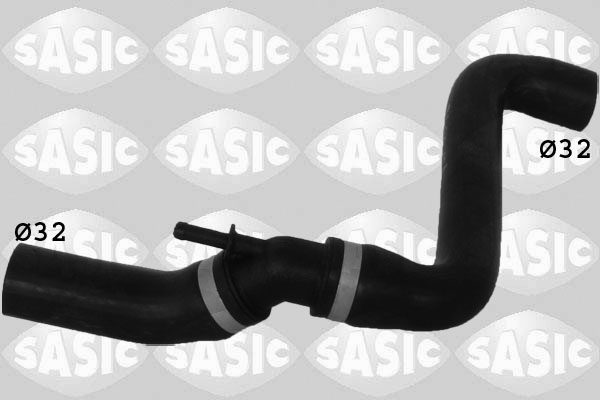 SASIC Kølerslange 3406057 oppe til højre for VW
