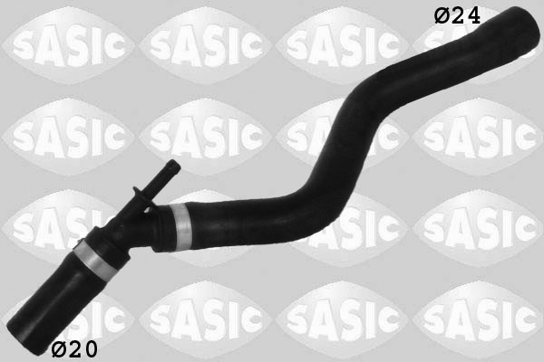 SASIC Kølerslange 3406063 midten til højre for VW