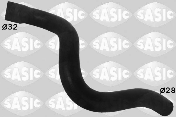 SASIC Kølerslange 3406098 oppe til højre for FIAT
