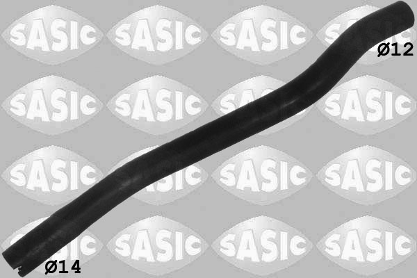 SASIC Kølerslange 3406132 midten til højre for LANCIA