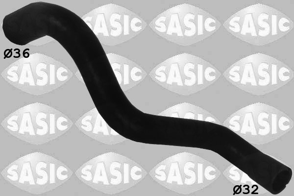 SASIC Kølerslange 3406158 oppe til højre for FORD