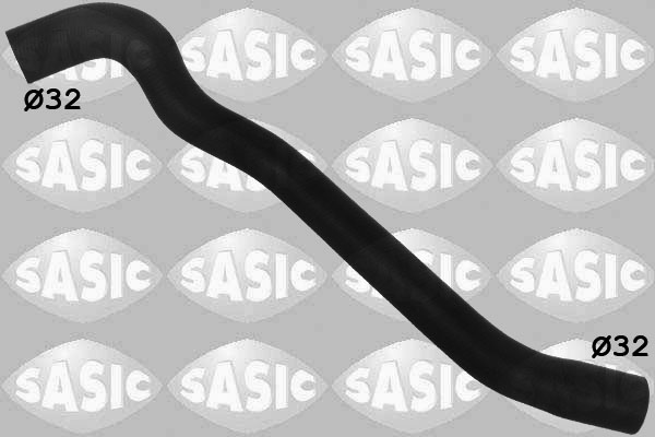 SASIC Kølerslange 3406171 oppe til højre for FORD
