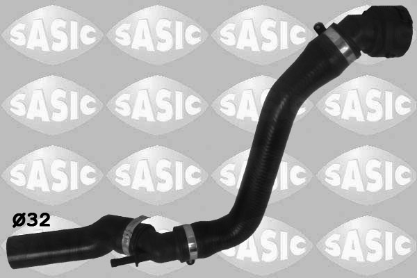 SASIC Kølerslange 3406244 oppe til højre for VW