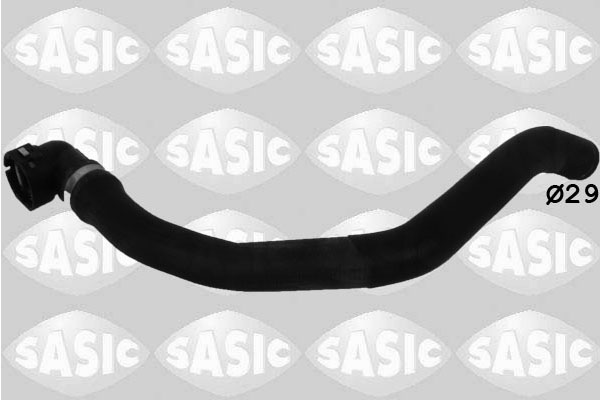 SASIC Kølerslange 3406265 oppe til højre for FIAT