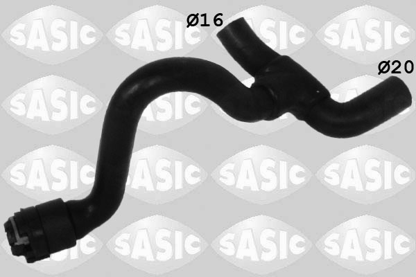 SASIC Kølerslange 3406288 midten til venstre for OPEL