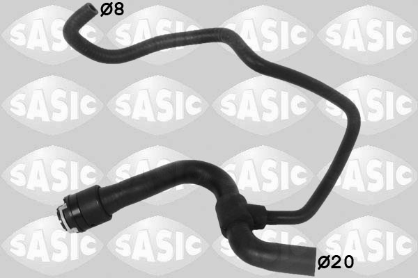 SASIC Kølerslange 3406301 midten til højre for OPEL
