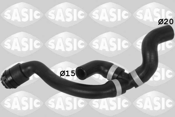 SASIC Kølerslange 3406307 midten til venstre for OPEL