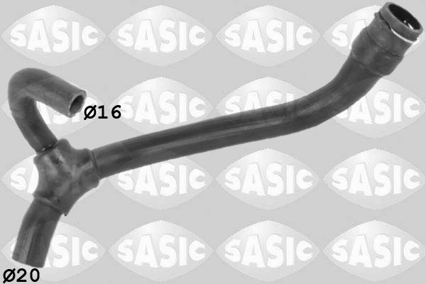 SASIC Kølerslange 3406337 midten til venstre for OPEL