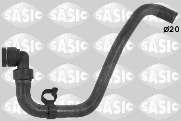 SASIC Kølerslange 3406333 midten til venstre for OPEL