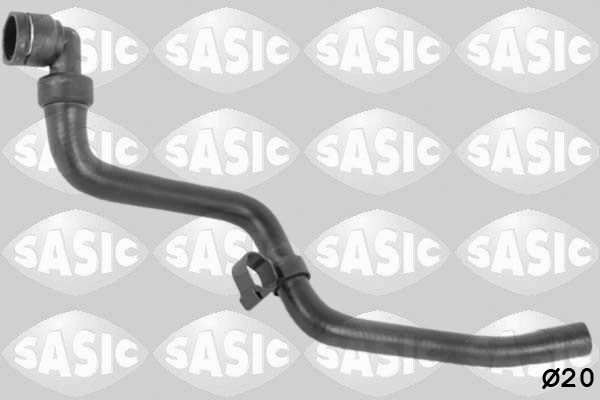 SASIC Kølerslange 3406332 midten til højre for OPEL