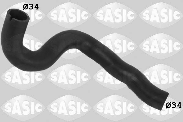 SASIC Kølerslange 3406353 oppe til højre for OPEL