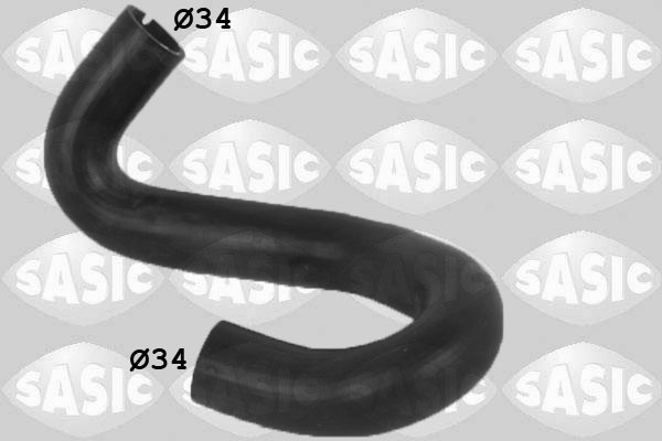 SASIC Kølerslange 3406365 oppe til højre for OPEL