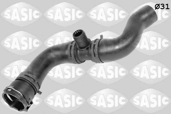 SASIC Kølerslange 3406395 oppe til højre for VW