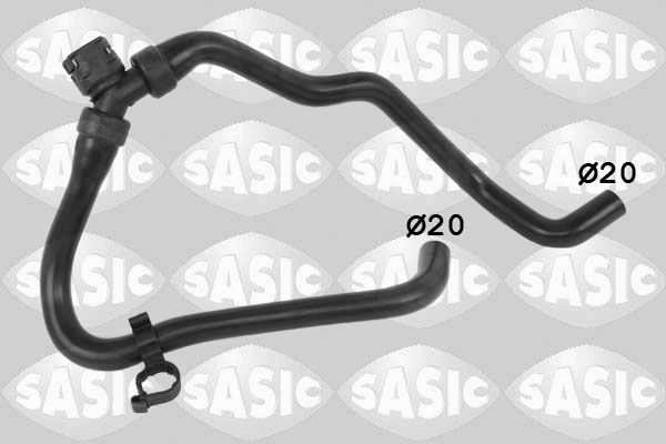 SASIC Kølerslange 3406401 midten til venstre for OPEL