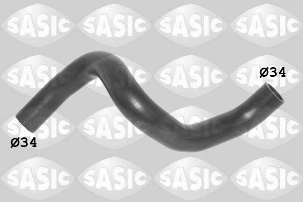 SASIC Kølerslange 3406473 oppe til højre for NISSAN