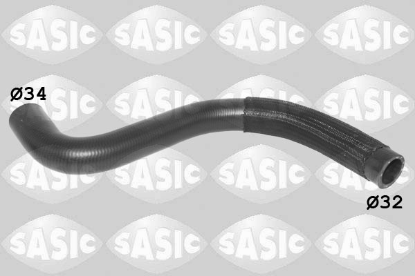 SASIC Kølerslange 3406474 oppe til højre for NISSAN