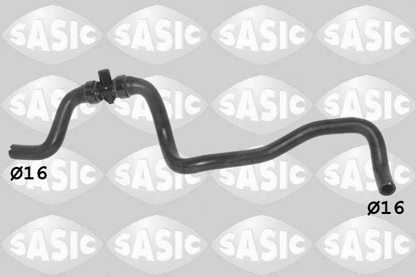 SASIC Kølerslange 3406477 midten til venstre for FIAT